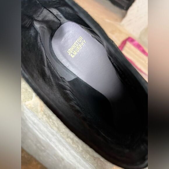 Johnston & Murphy Women Black Suede Ankle Boots - New Size 8 - Picture 8 of 10